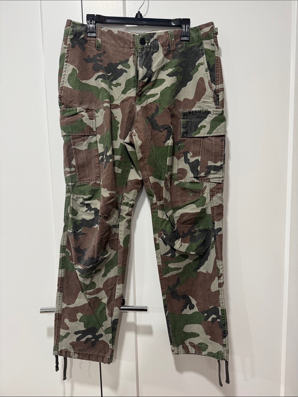PacSun Men's Camo Cargo Pants - Green/Brown/Black